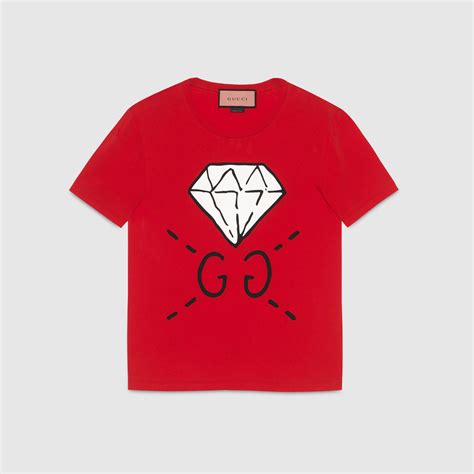 gucci t shirt pattern|t shirt gucci diamond.